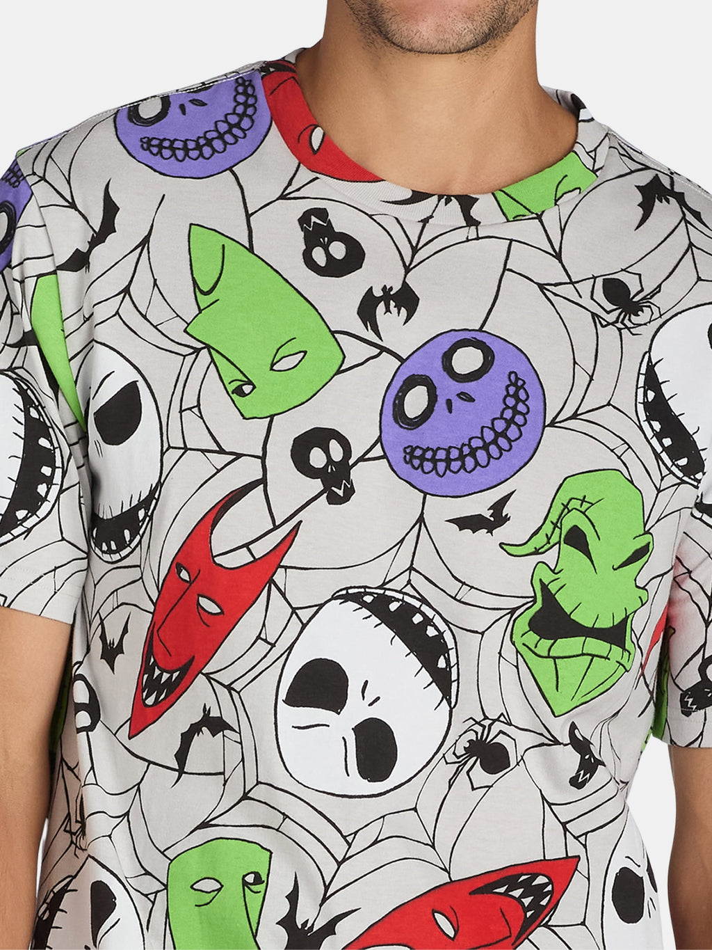 Camiseta de Hombre Disney La Navidad de Pesadilla Grafica