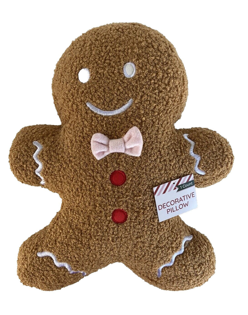 Adorable Cojín Decorativo Hombre de Jengibre Navidad 2024 Bullseye Playground Target