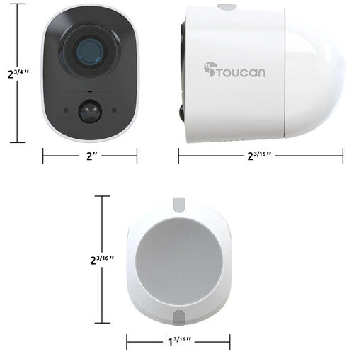 Cámara de Seguridad Inalámbrica Toucan TWC200WU 1080p