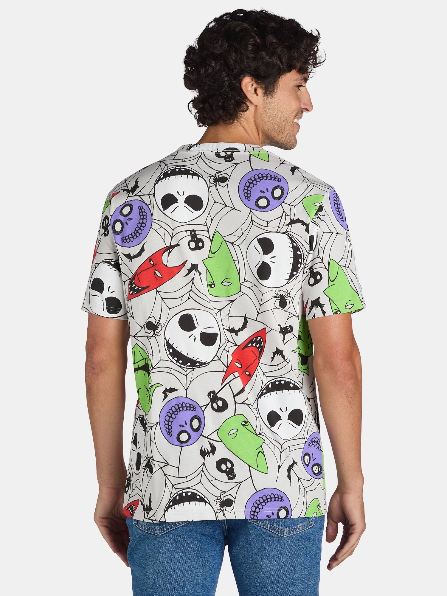 Camiseta de Hombre Disney La Navidad de Pesadilla Grafica