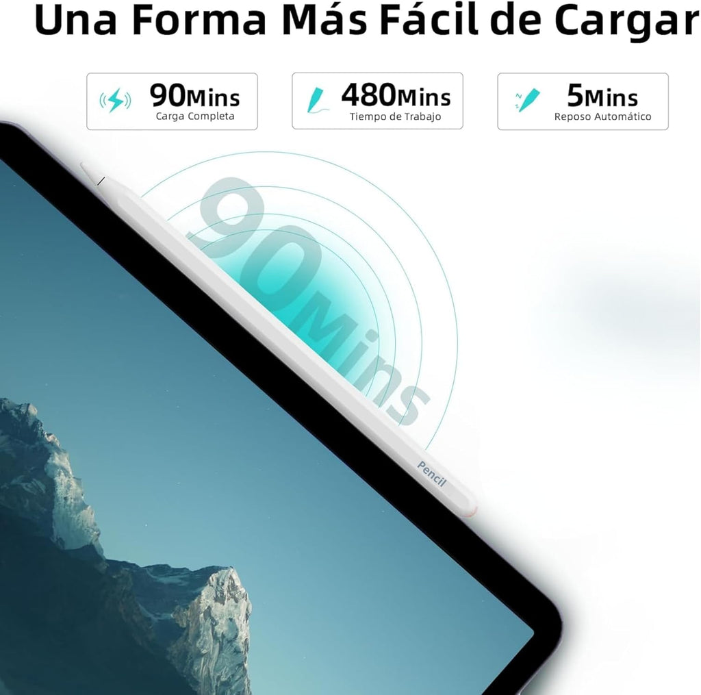 Lápiz Stylus con Carga Inalámbrica Magnética para iPad