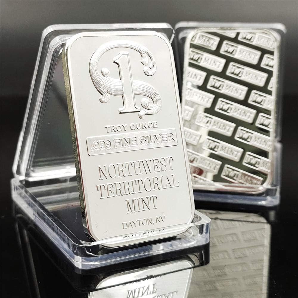 Barra de Plata Fina Conmemorativa 1 Onza Troy .999 Réplica NTM Dayton NV