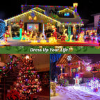 Luces de Cadena LED C9 Comerciales Brightever de 152 Metros para Exteriores