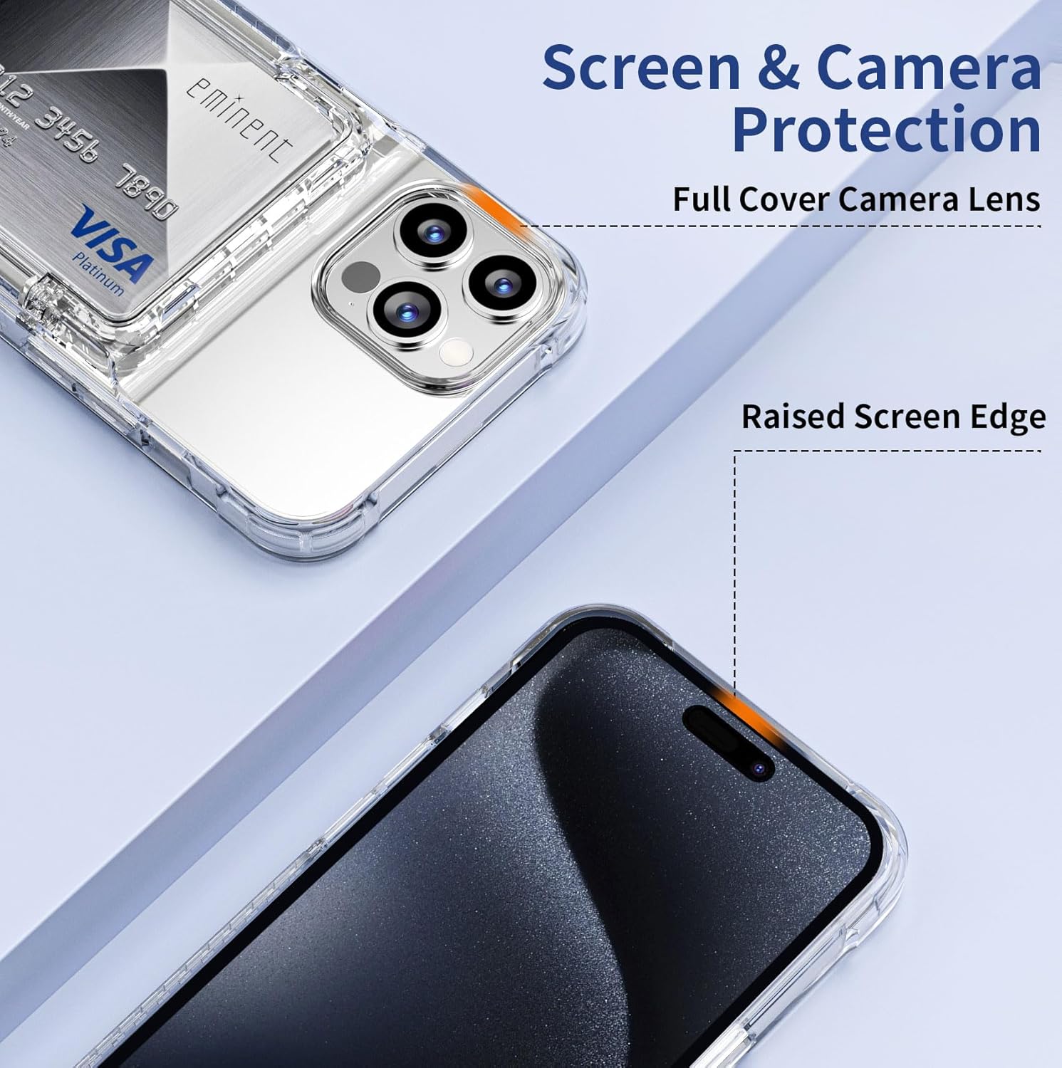 Funda Protectora Transparente para iPhone 15 Pro