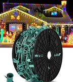 Luces de Cadena LED C9 Comerciales Brightever de 152 Metros para Exteriores