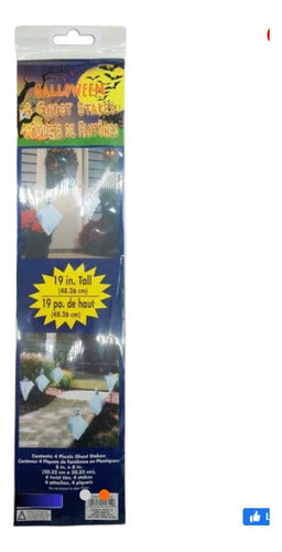 Estacas Fantasma De Plástico Halloween 4 Piezas Para Jardin