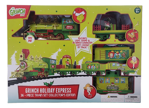 Juego De Tren 36 Piezas The Grinch Holiday Express Colección