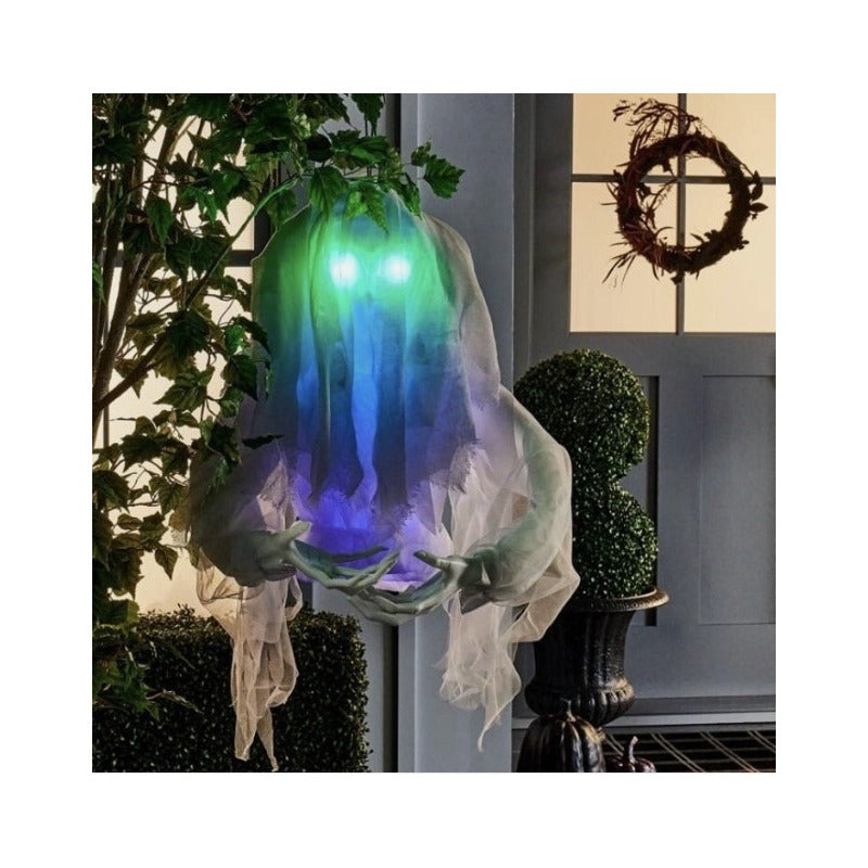 Maniqui Fantasma Decorativo Luces Led Halloween Hyde And Eek