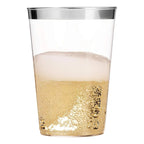 Vasos Desechables Plastico Duro Resistente Elegante