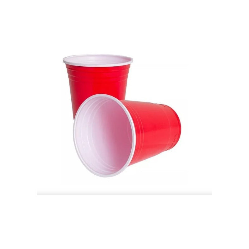 Vasos Rojos Y Azules De Plástico Para Fiesta  Reutilizables