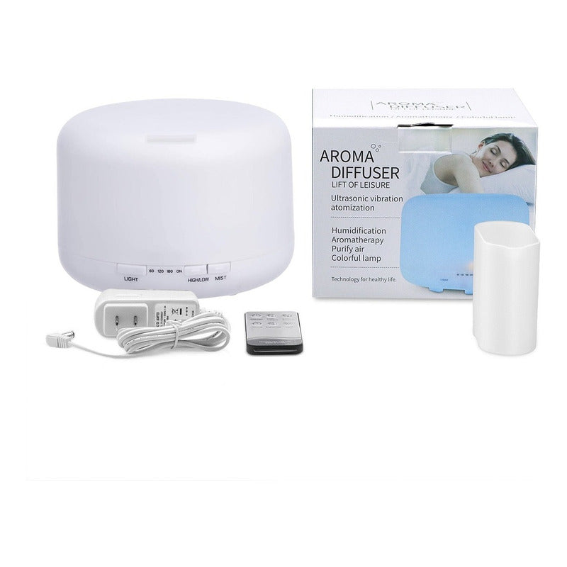 Humidificador Difusor De Aceites C/ Control Aromaterapia