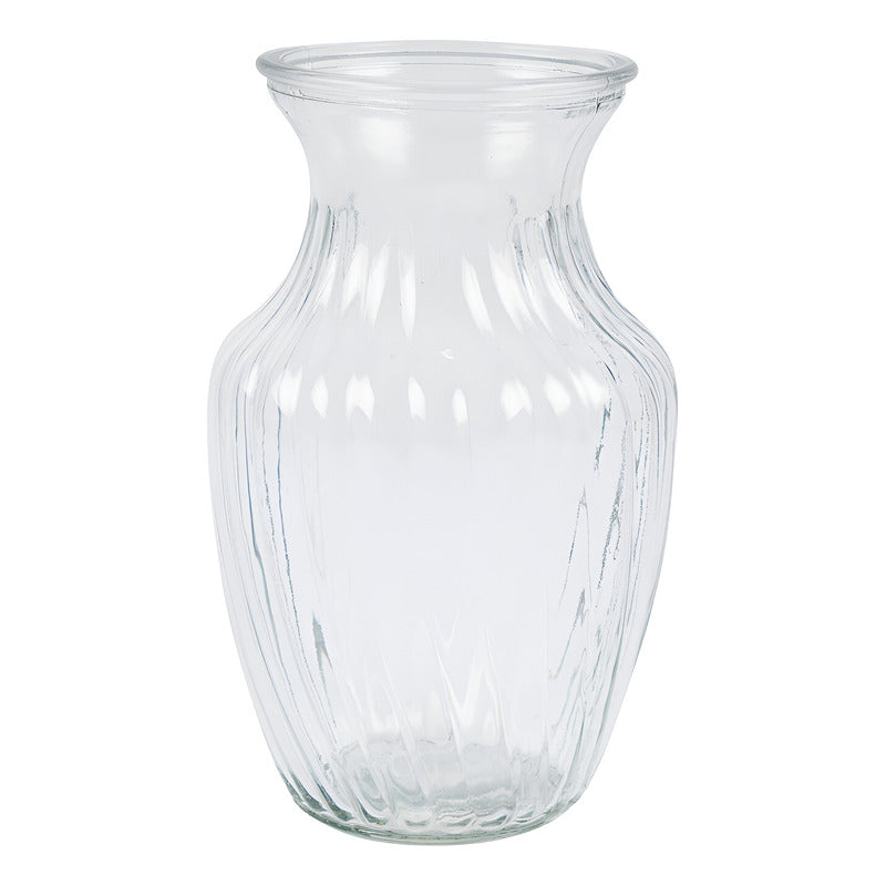 Florero De Vidrio Transparente 8 - Elegante Y Resistente