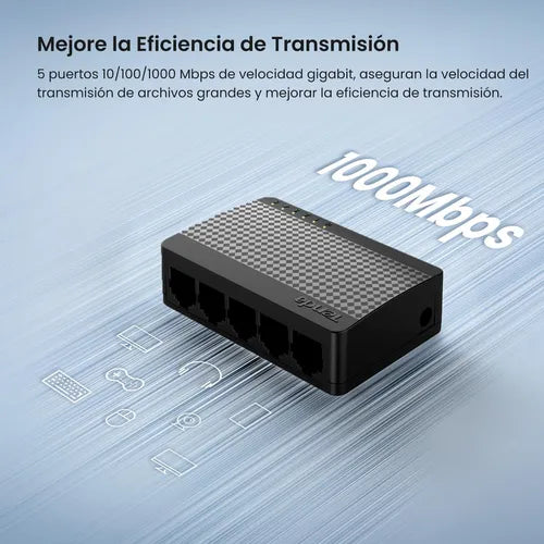 Switch Ethernet Gigabit Tenda 5 Puertos