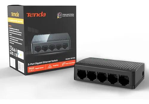 Switch Ethernet Gigabit Tenda 5 Puertos