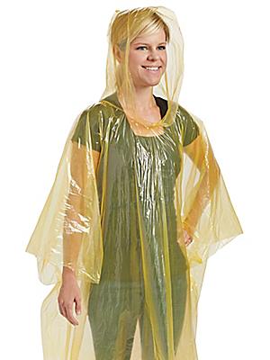 Ponchos Desechables Amarillos