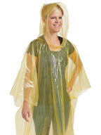 Ponchos Desechables Amarillos