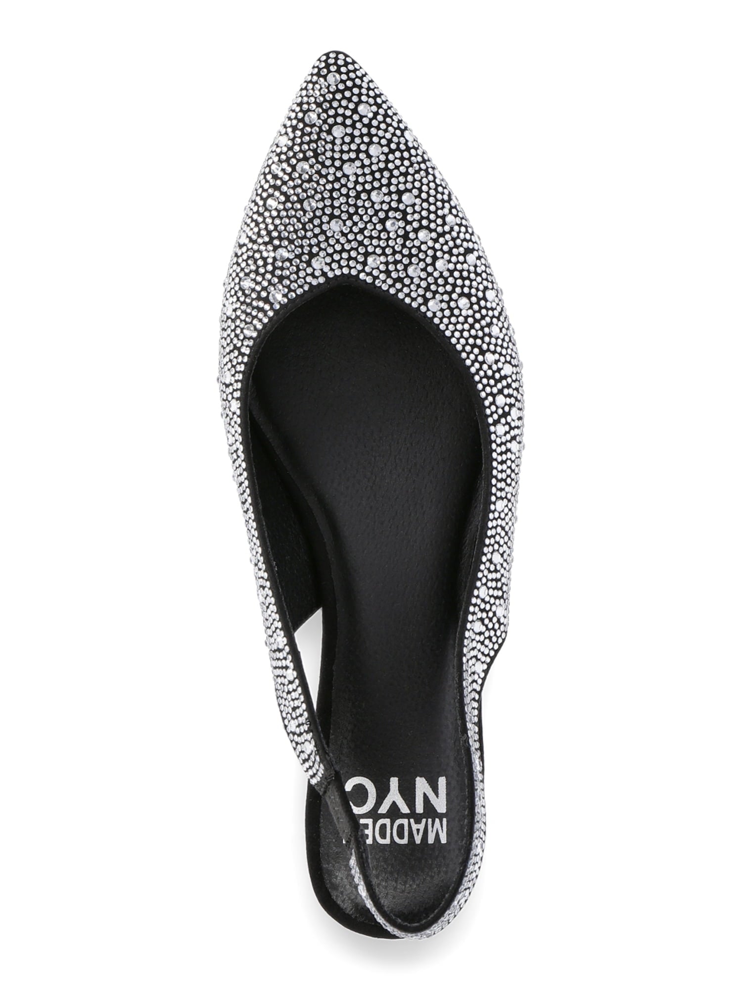 Zapatos de Mujer Madden NYC con Punta de Almendra y Corchetes de Espaldas con Cristales Falsos