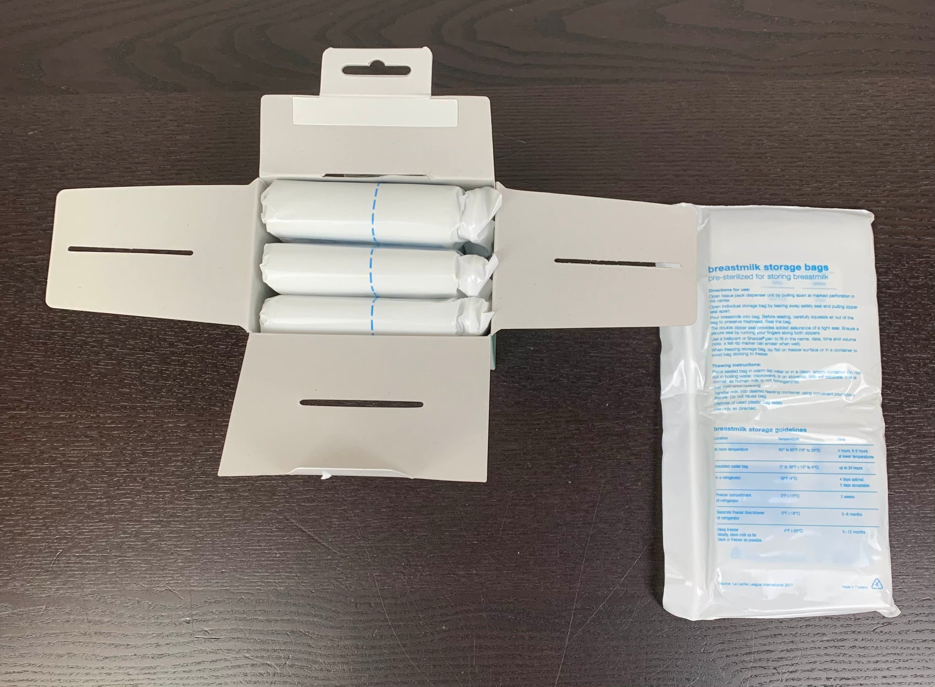 Bolsas de Almacenamiento de Leche Up&Up, 100 unidades