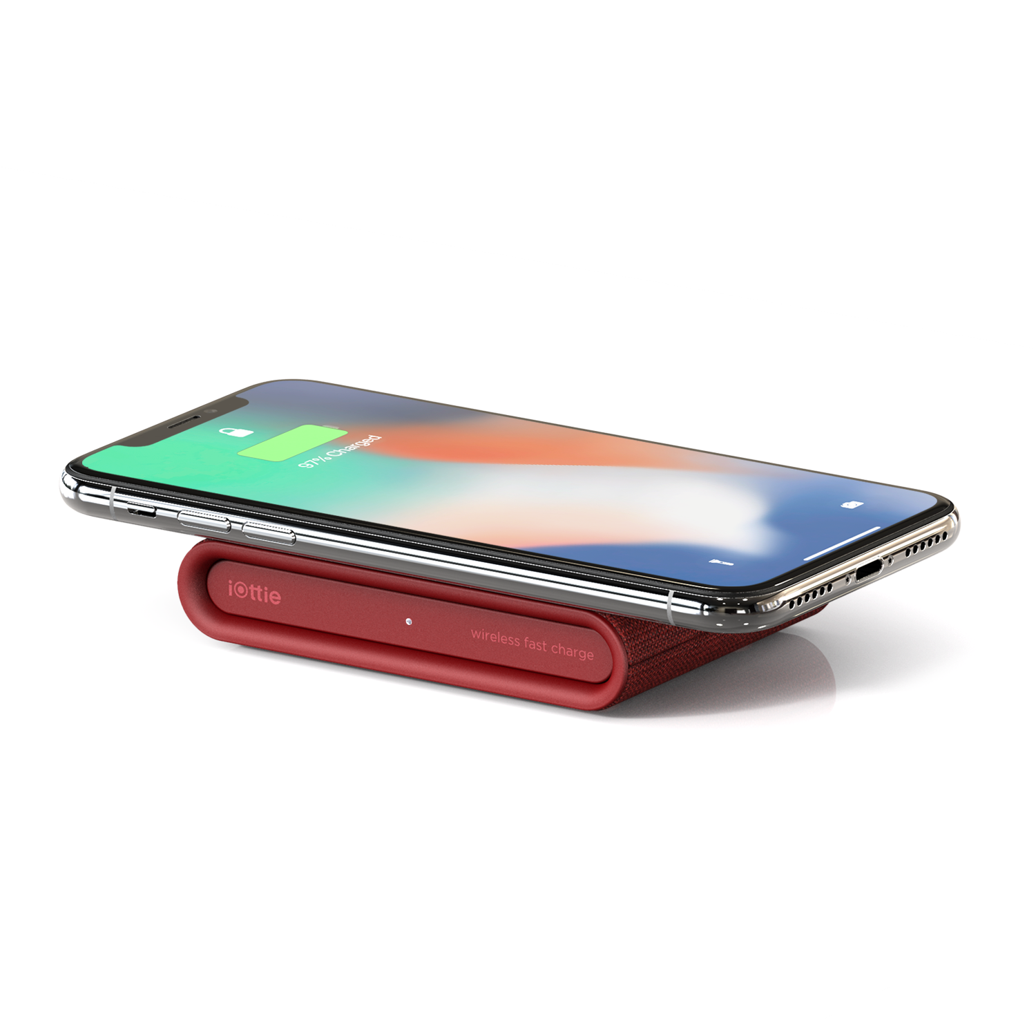 Cargador Inalámbrico iON Mini Rojo