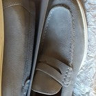 Zapatos de Hombre de Cuero Suede Gris Talla 11