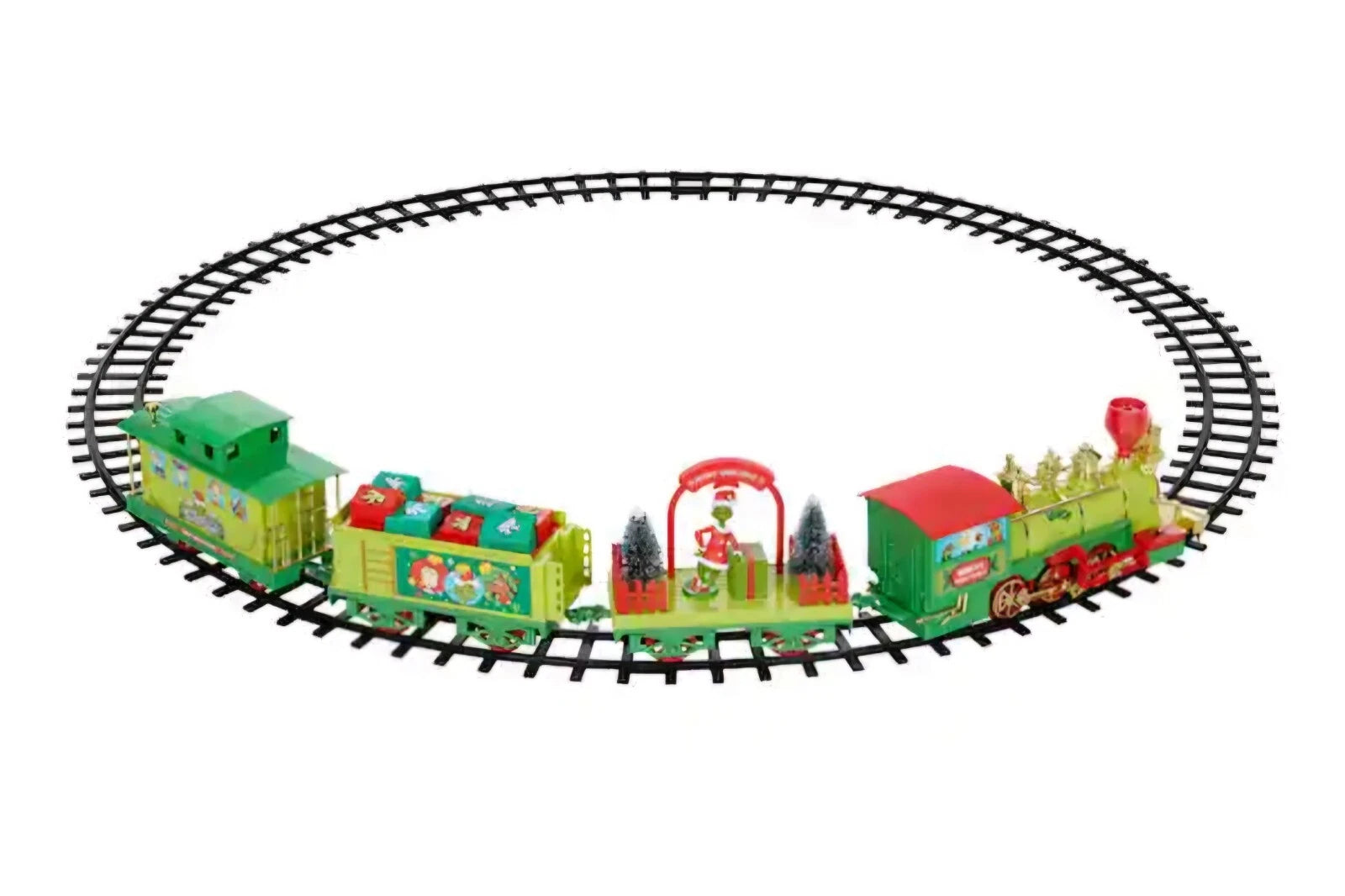 Set de tren navideño Dr. Seuss Grinch Express 36 piezas