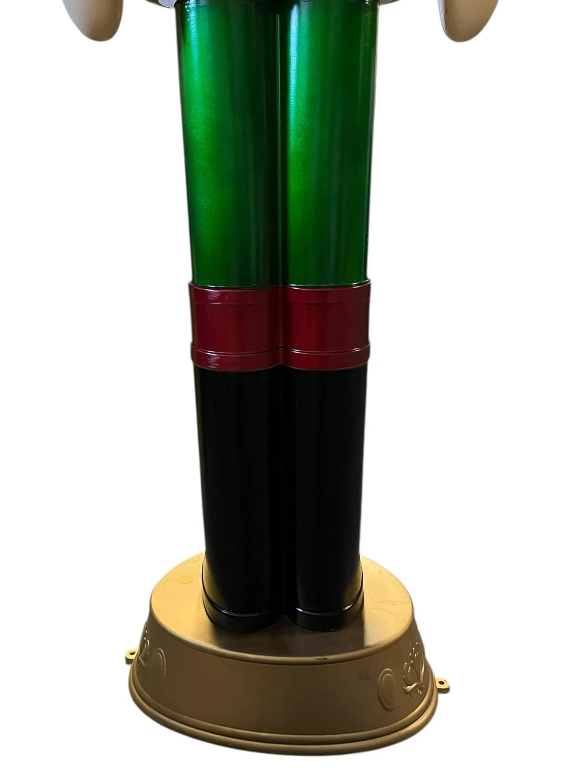 Decoración de jardín Nutcracker LED 6 pies rojo y verde