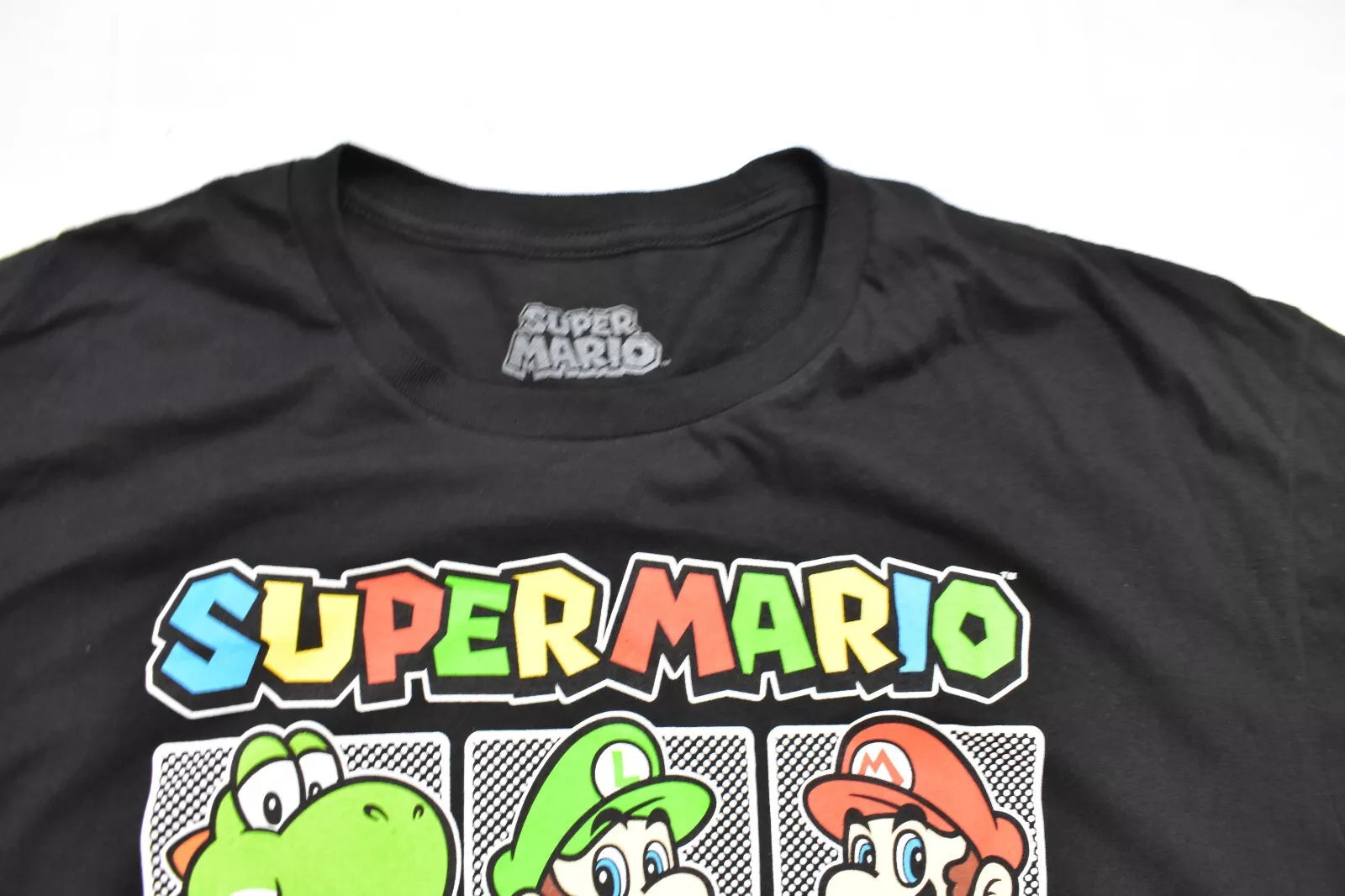 Camiseta de Hombre Super Mario Party Pals Negra